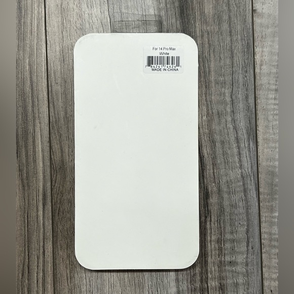 White IPhone 14 Pro Max silicone phone case, NWOT - Picture 2 of 4